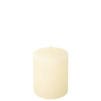 IHR CYLINDER CANDLE gyertya 7x8cm krém