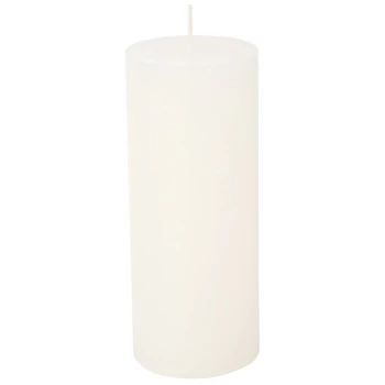 IHR CYLINDER CANDLE gyertya 7x17cm krém