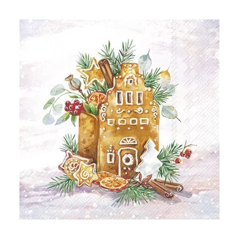 IHR GINGERBREAD HOUSE papírszalvéta csomag 33x33cm