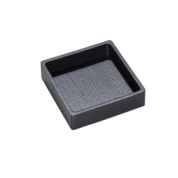 LIND DNA Wood Box Black tárolódoboz poháralátéthez szögletes